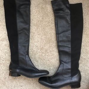 LOUISE ET CIE OVER THE KNEE BLACK BOOT